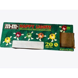 M&M's Happy Lights 20 Light Set  Decorative Outfit For Indoor & Outdoor Use